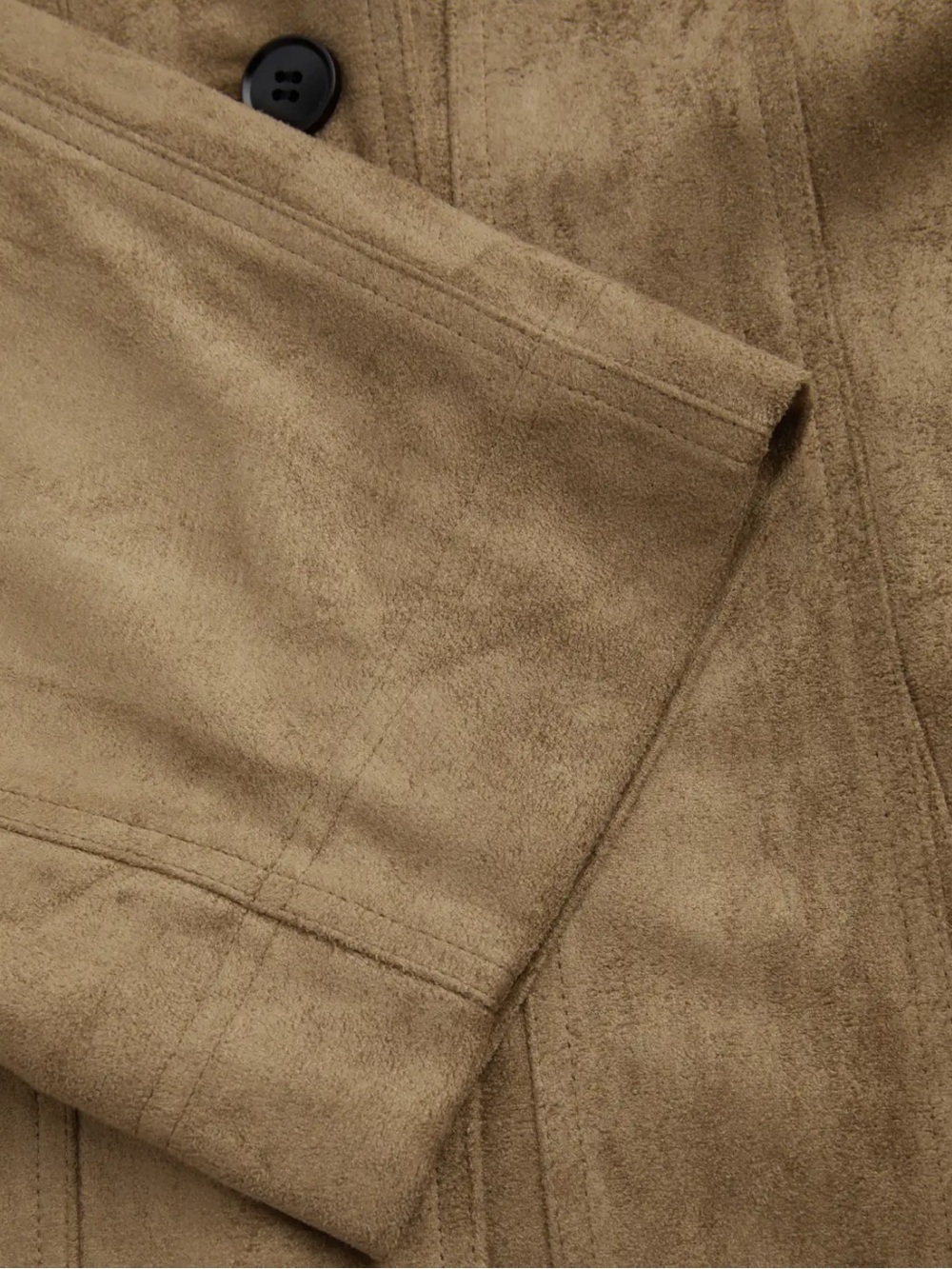 NWT CIDER SUEDE COLLAR SOLID BUTTON - Picture 8 of 12